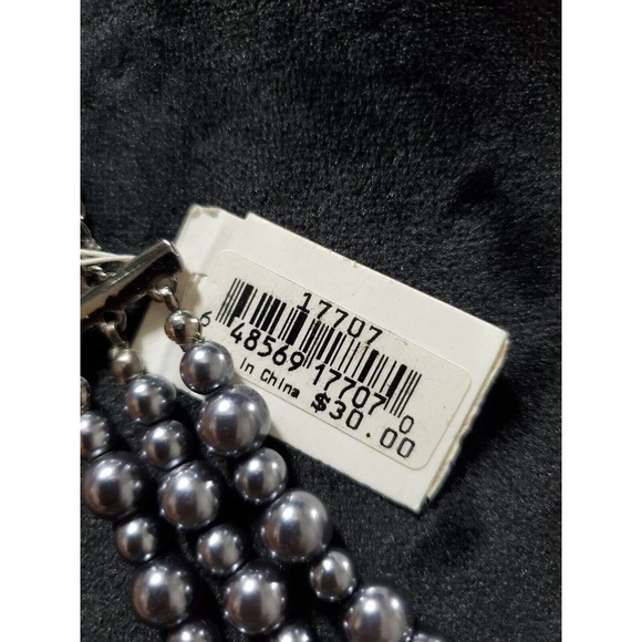 Women's Triple Standard Round Silver Balls Modern Necklace Pendant - Picture 7 of 8